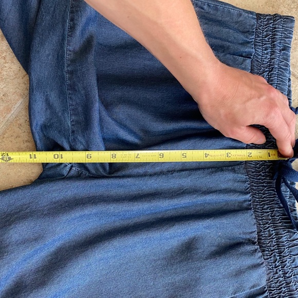 Anthropologie Cloth & Stone Blue Tencel Joggers - Picture 9 of 10